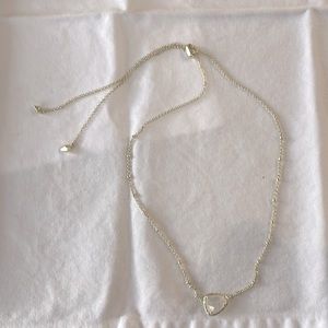 Kendra Scott adjustable necklace-mother of Pearl stone